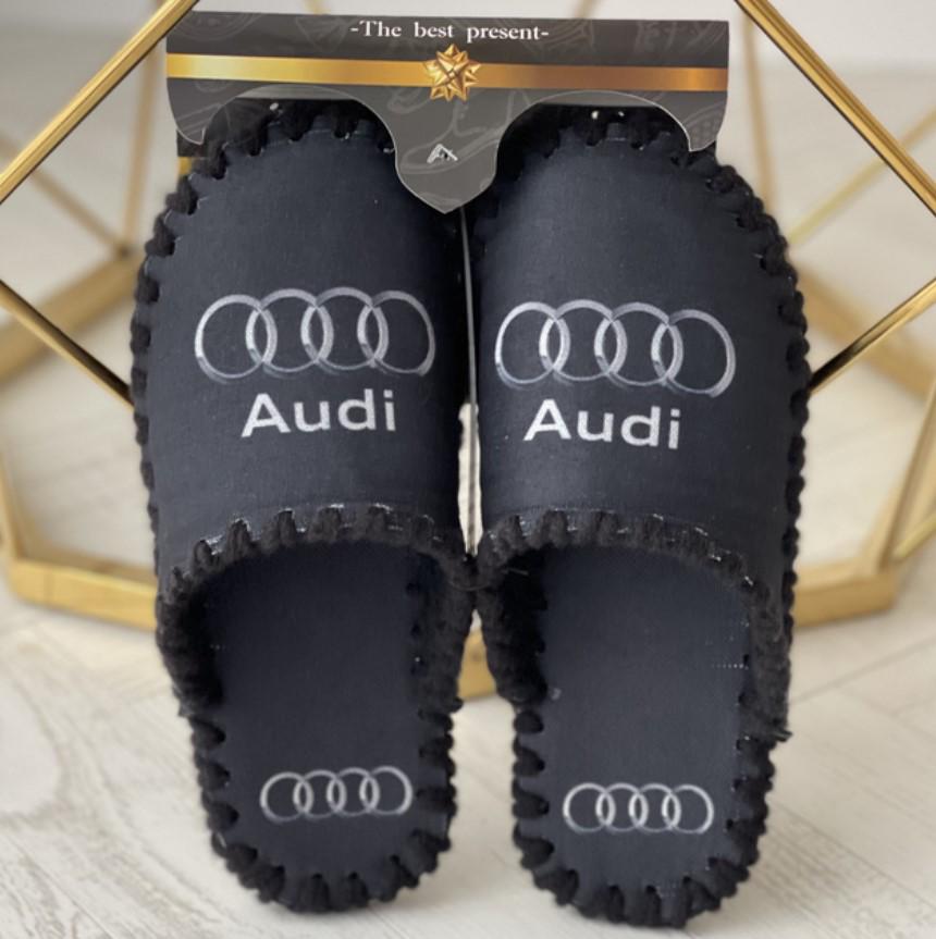 Домашние тапочки унисекс Audi р. 40-41 Черный (VE-7-127-40-41) - фото 2