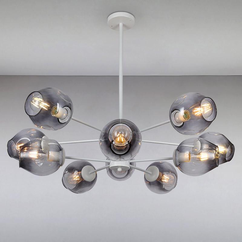 Люстра-молекула подвесная Light House LS-15178-10 Белый (8772)