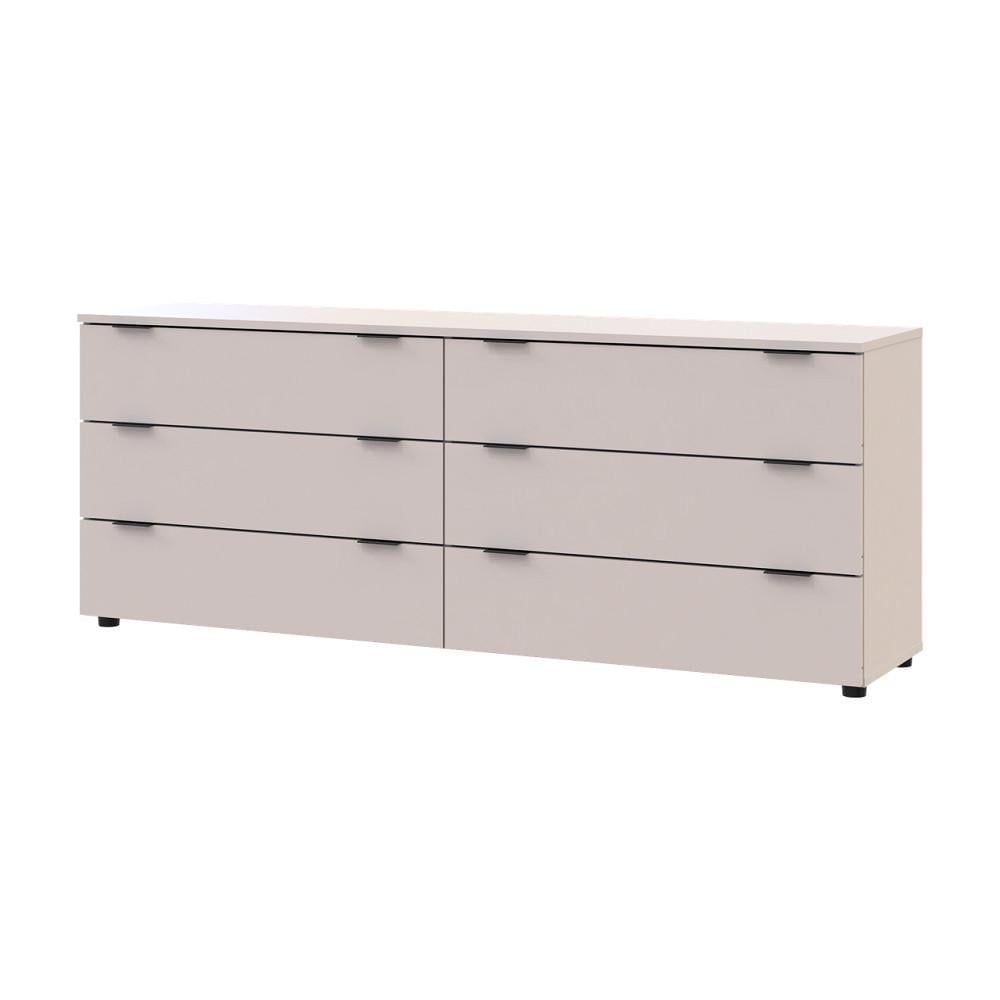 Комод Doros Рон 9 DRS-011779 6 ящиков 160х38х62 см Кашемир (41516174)