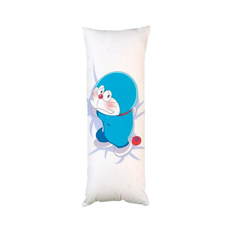 Подушка дакимакура кот Дораэмон Doraemon декоративная ростовая для обнимания 40x120 см (1834007642)