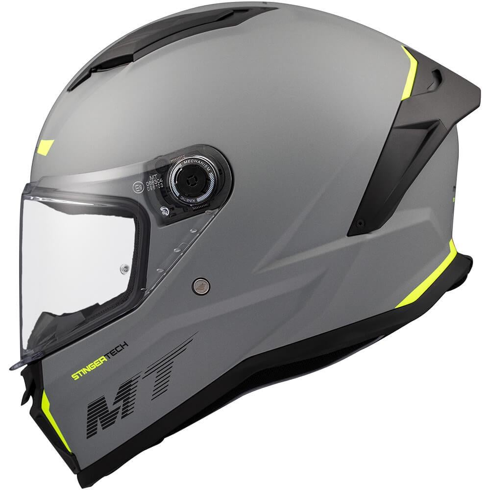 Мотошлем MT HELMETS STINGER 2 A12 Solid XS Matt Grey (29245)