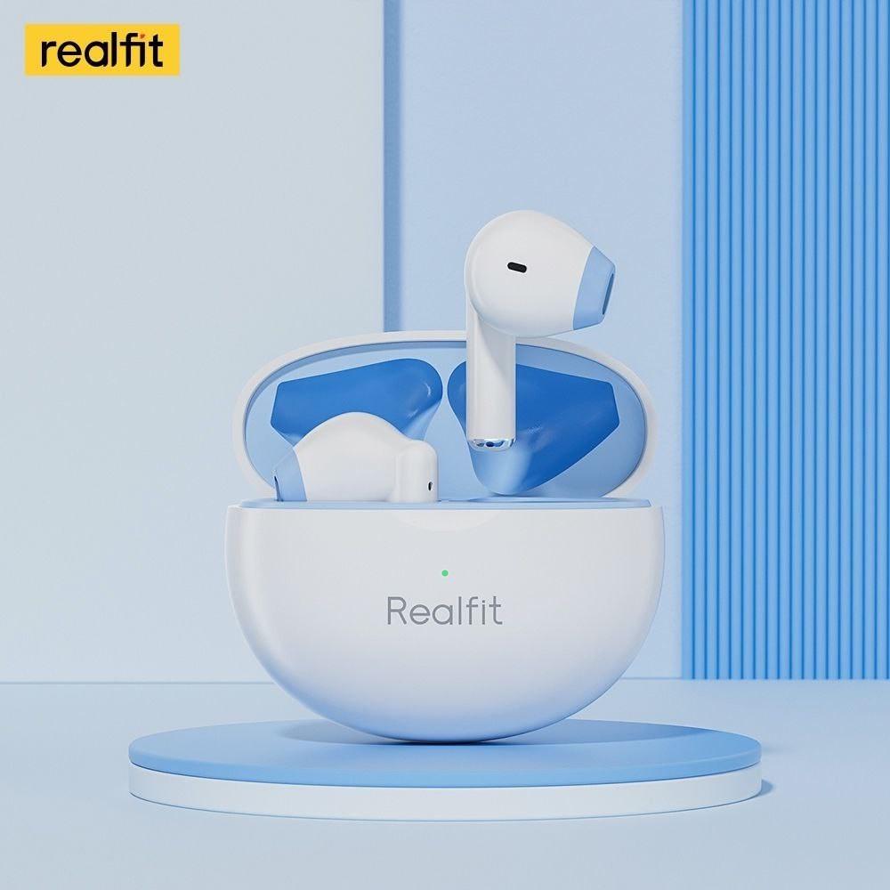 Наушники беспроводные Realfit F2 Pro активное шумоподавление Bluetooth 5,3, с микрофоном Розовый (SH0000248) - фото 3 Наушники беспроводные Realfit F2 Pro активное шумоподавление Bluetooth 5,3, с микрофоном Розовый (SH0000248) - фото 3