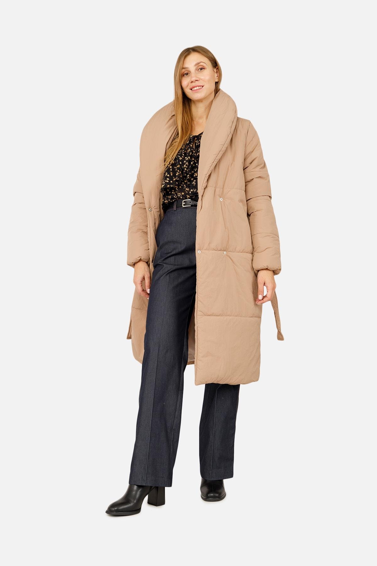 Куртка женская ЦБ-00260064 р. 42 Капучино (28422061)