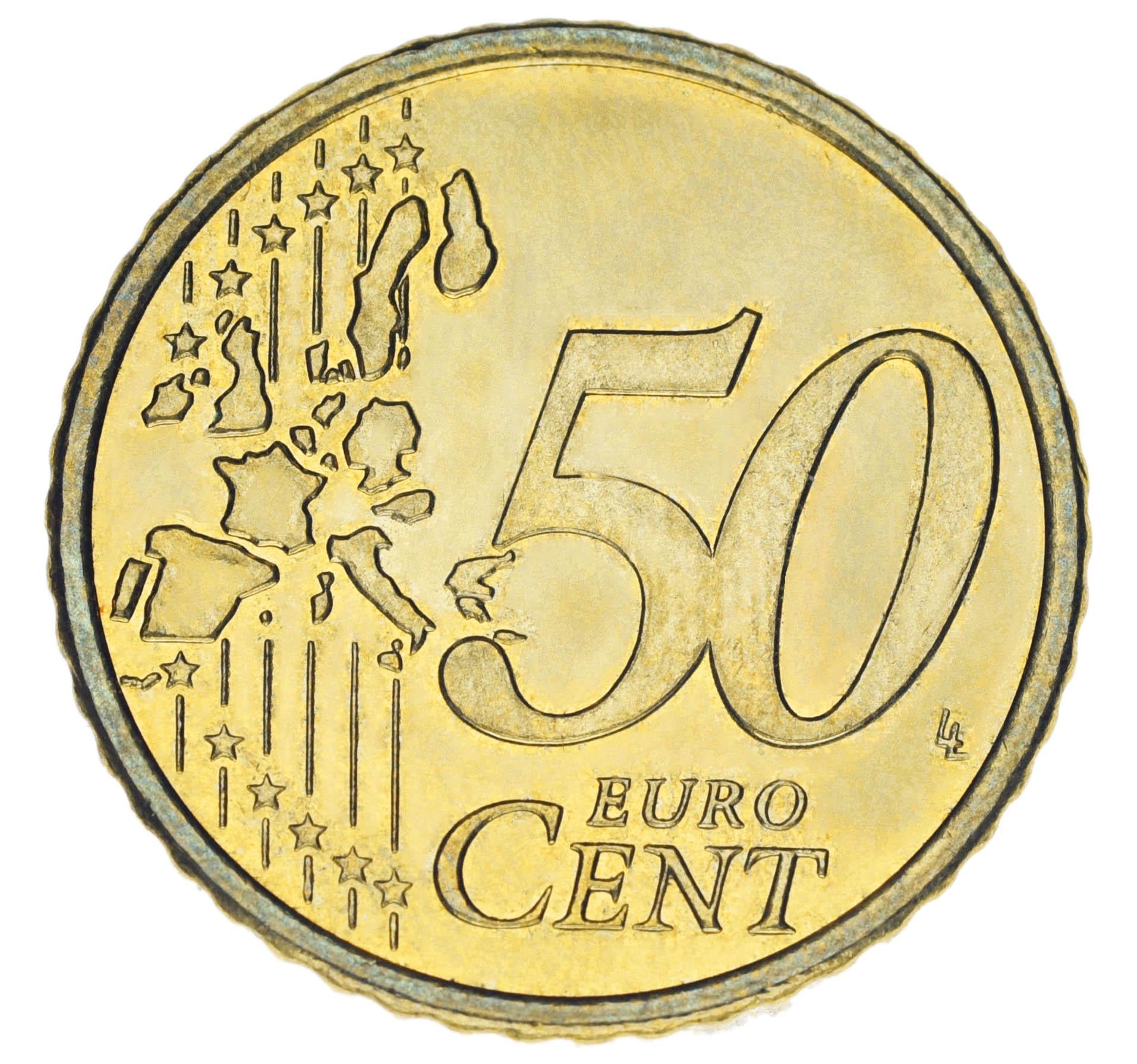 Коллекционная монета Греция 50 евроцентов 2002 UNC (М21991)