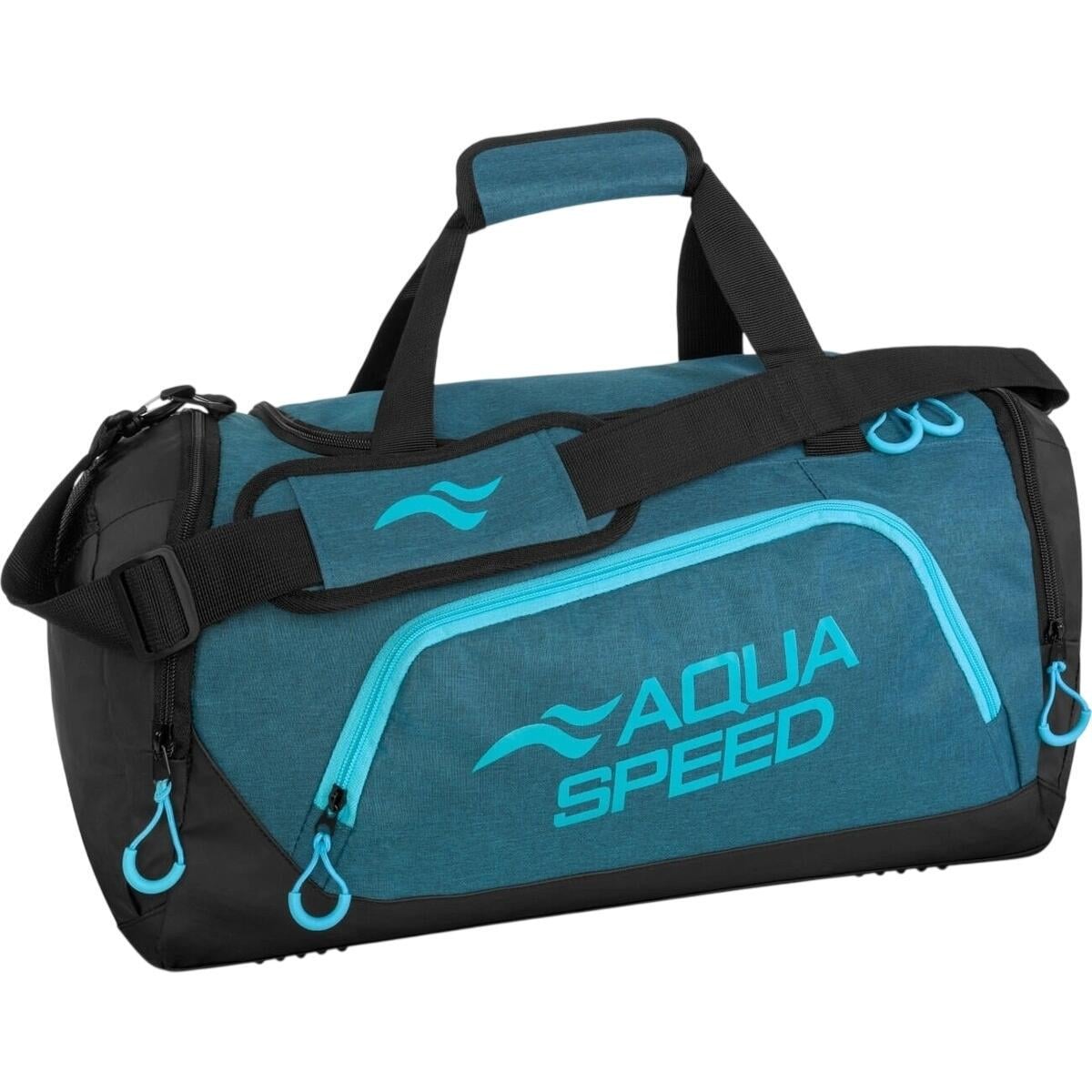 Сумка спортивная Aqua Speed DUFFEL BAG M 35L Темно-бирюзово-черный (141-24)