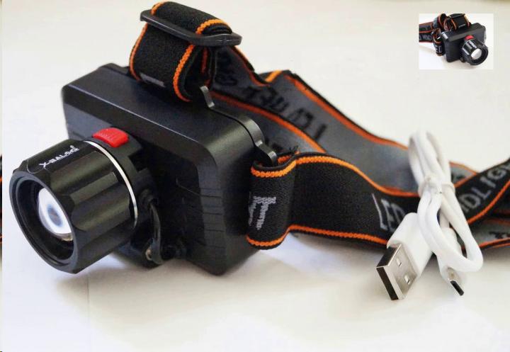 Налобный фонарь аккумуляторный фонарик на лоб (507057043)