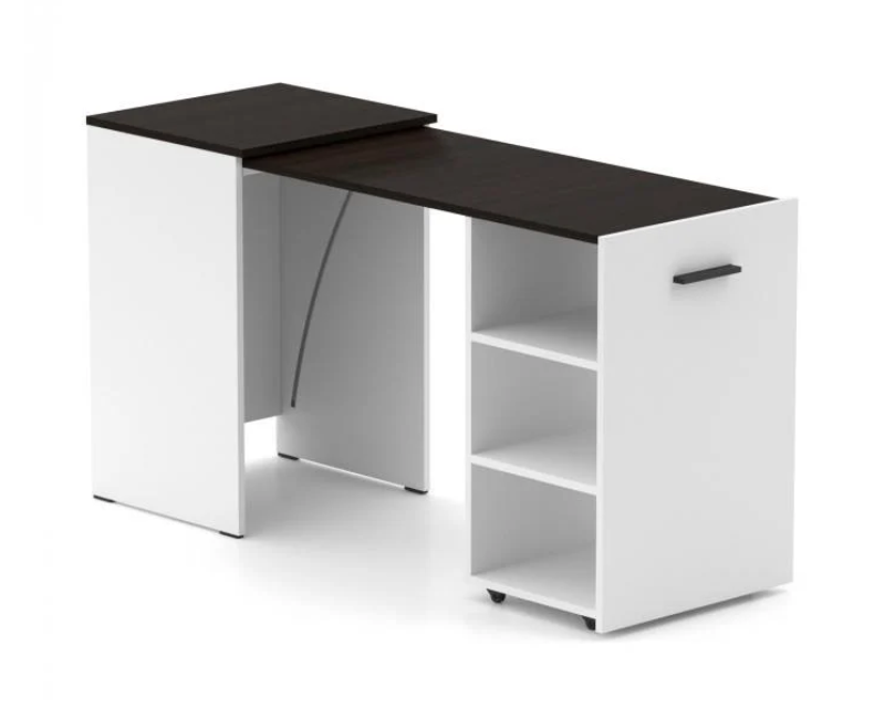 Стол-трансформер Knap Knap Hobana 140х50х75,6 см Белый/Венге