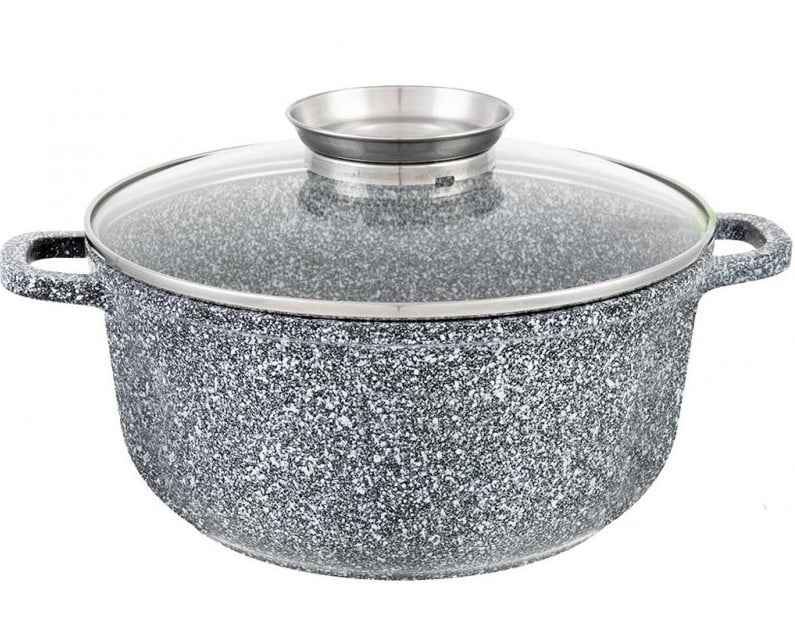 Казан Unique UN-5218 6,1л 28 см круглий гранітний