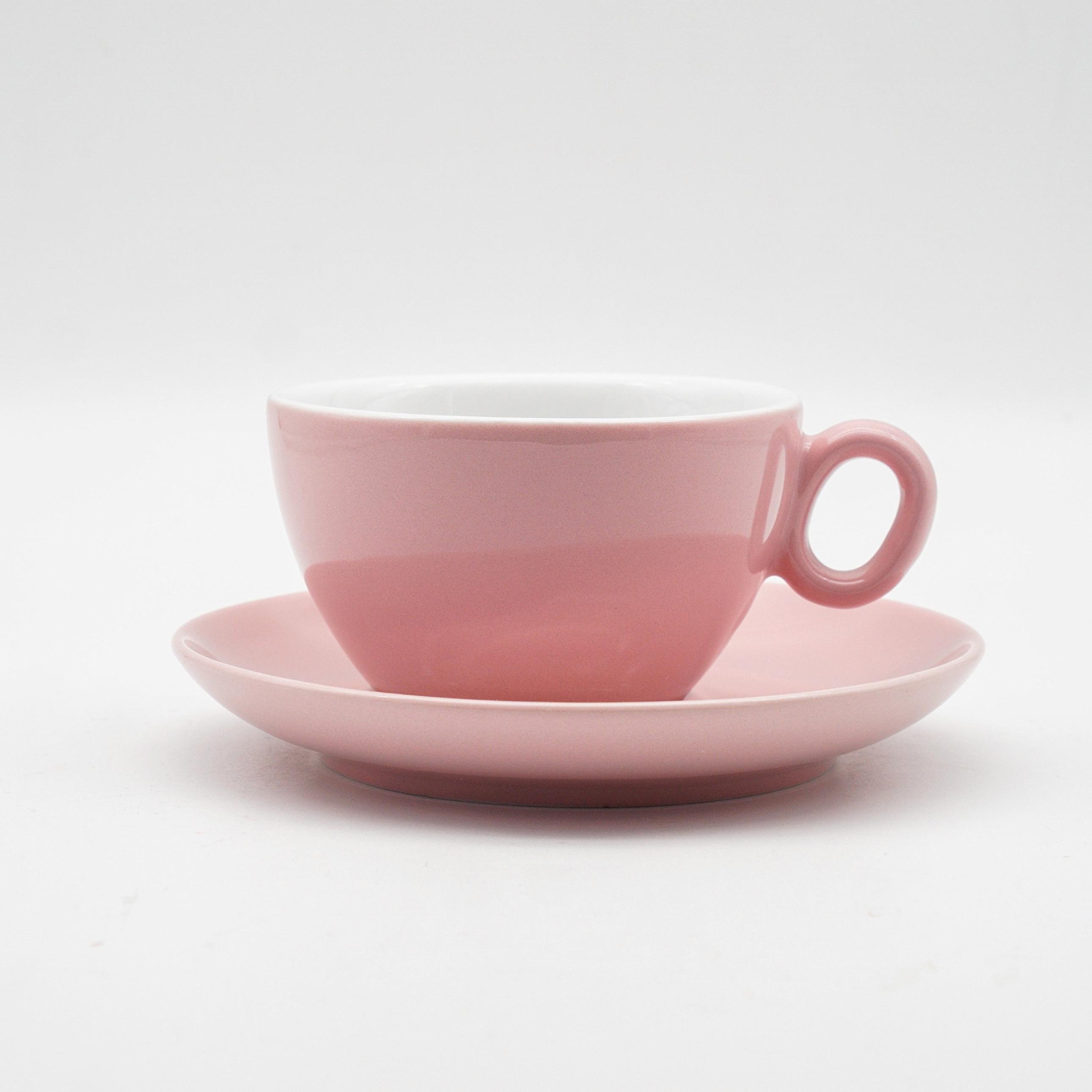 ᐉ Чашка з блюдцем INKER 250 мл Pink • Краща ціна в Києві, Україні ...