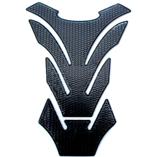 Наклейка на бак мотоцикла Tank Pad Черный с золотым (2857204321)