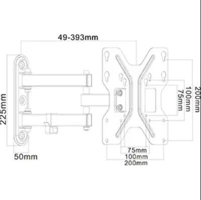 Кронштейн UDA 11-223 наклонный 13-42" до 30 кг Черный (28304973) - фото 4 Кронштейн UDA 11-223 наклонный 13-42" до 30 кг Черный (28304973) - фото 4
