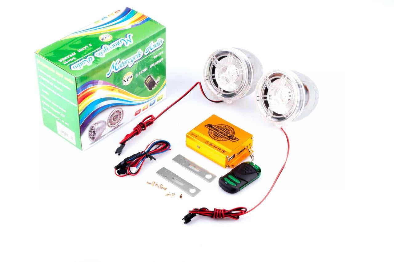 Аудиосистема mod:GSG-07 3 с диодами сигнализация/FM/МР3 плеер/пульт управления разъем ППДУ 3K (2177140832)