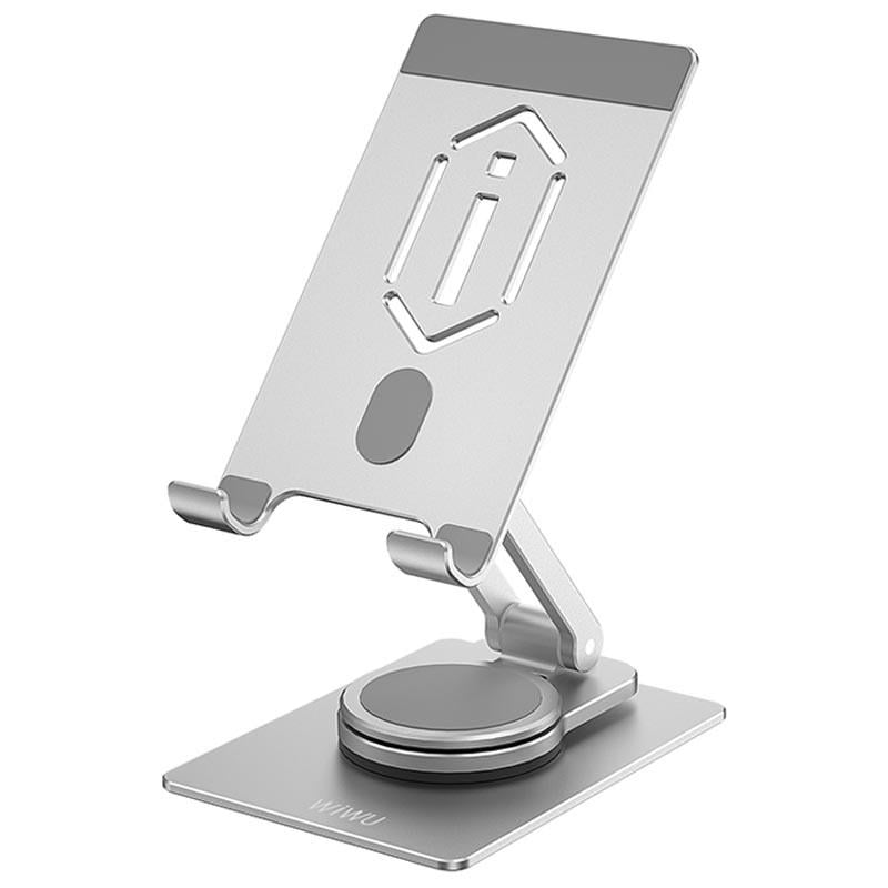 Подставка магнитная для планшетов WIWU ZM107 Desktop Rotation Stand 12,9" Silver (00000066829_1)