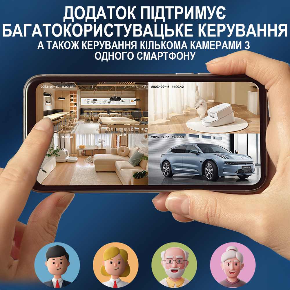 Камера видеонаблюдения беспроводная Camsoy S60G 4G мини с двойной линзой и датчиком движения 3 Мп 2К iOS/Android - фото 13 Камера видеонаблюдения беспроводная Camsoy S60G 4G мини с двойной линзой и датчиком движения 3 Мп 2К iOS/Android - фото 13