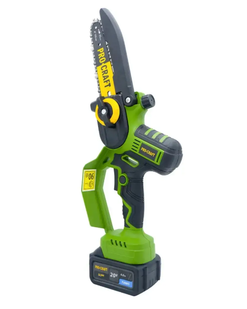 Пила цепная ProCraft с 1 АКБ и ЗУ для распила древесины/ветвей (PKA32Li) - фото 4 Пила цепная ProCraft с 1 АКБ и ЗУ для распила древесины/ветвей (PKA32Li) - фото 4