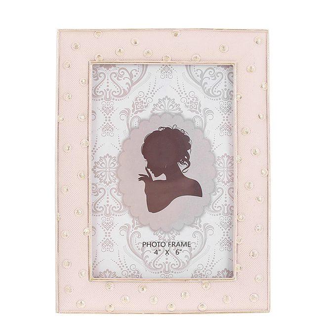 Фоторамка Flora 10x15 см Розовый с золотом (DR017488)