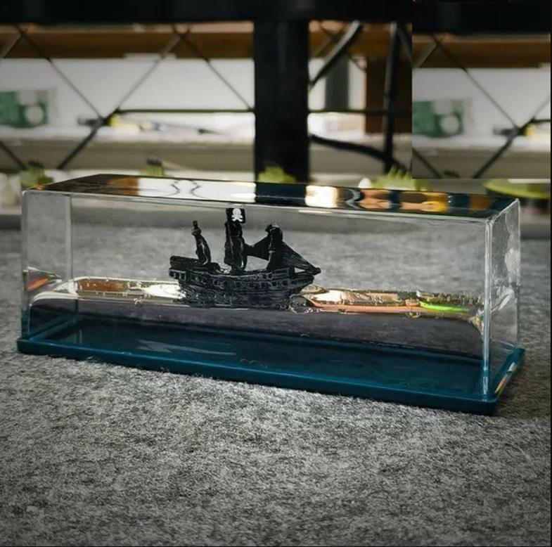 Кораблик нетонущий в колбе Черная жемчужина (GD98O) - фото 5 Кораблик нетонущий в колбе Черная жемчужина (GD98O) - фото 5