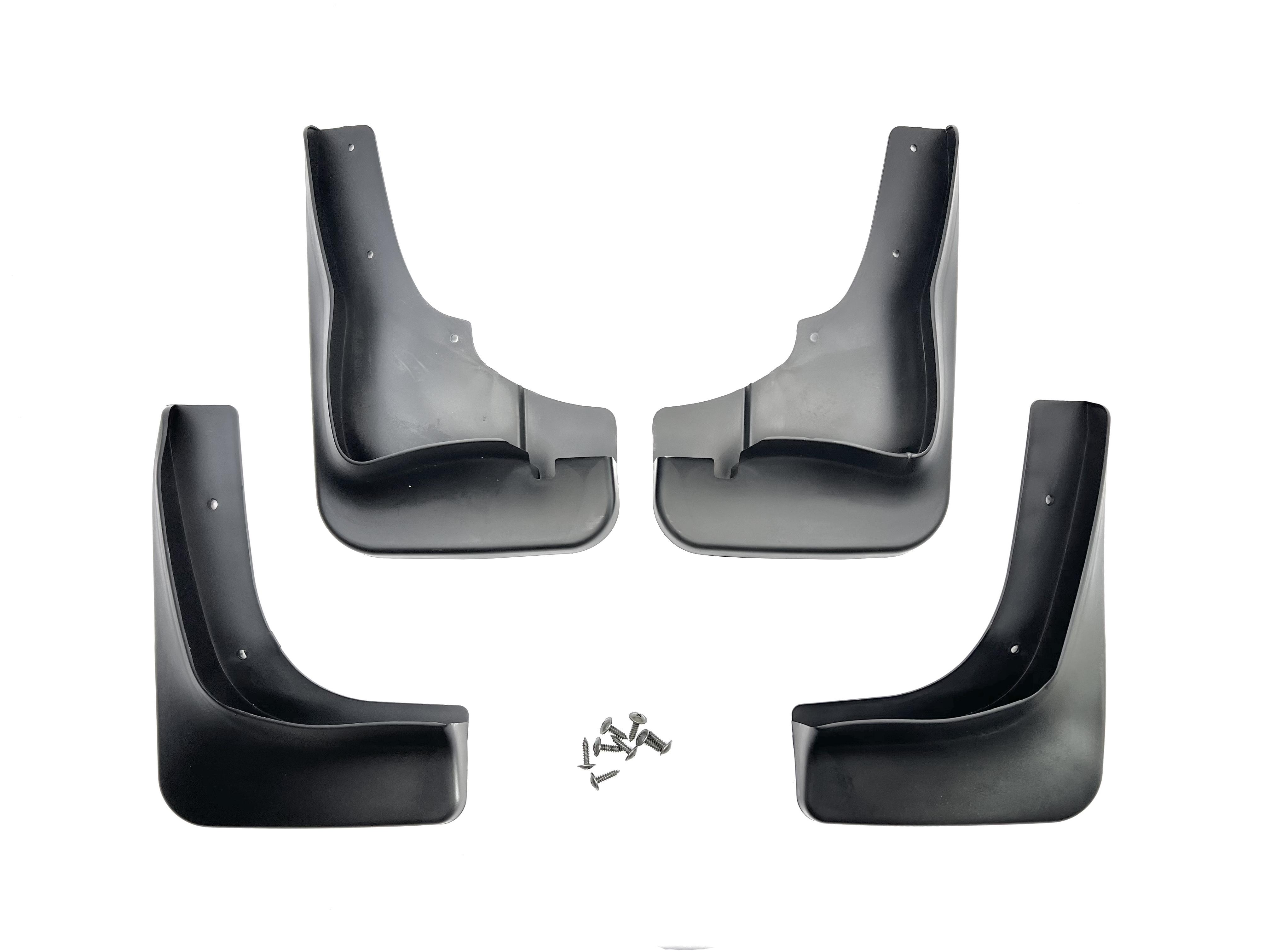 Брызговики KINDLE для Mitsubishi Outlander XL 2007-2012 широкий порог/Mitsubishi Outlander XL 2007-2012 4 шт. (3625)