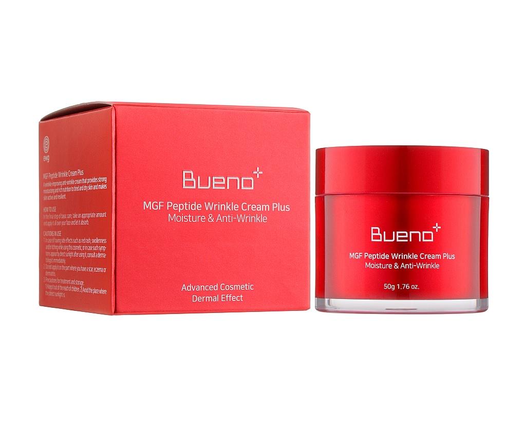 Омолаживающий крем с пептидами MGF Peptide Wrinkle Cream Plus Bueno 50 мл (8809747300020)