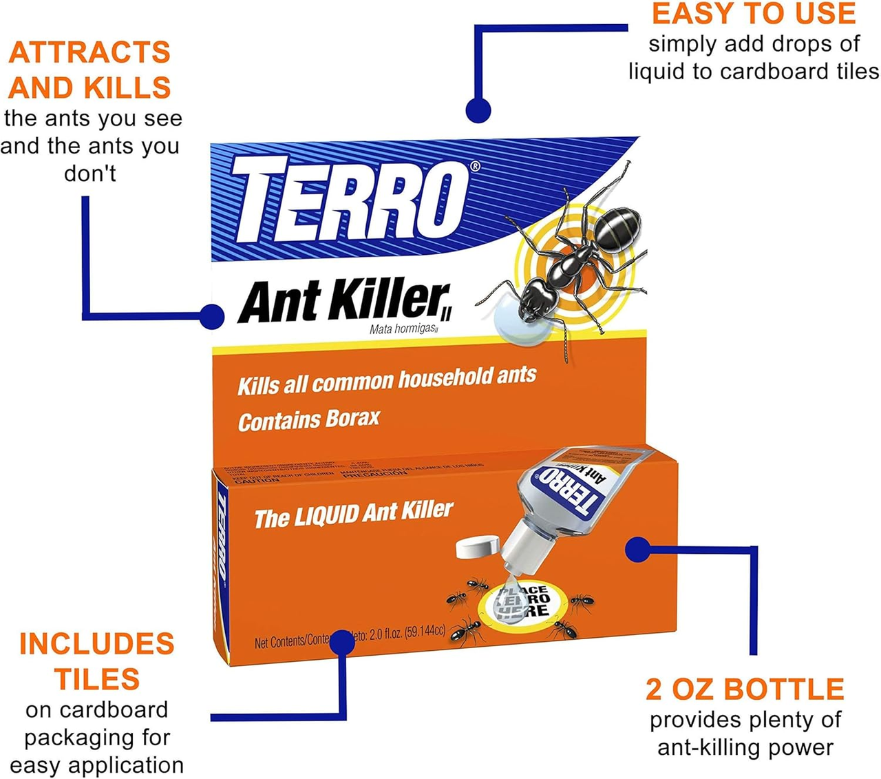 Средство от мурах Terro Liquid Ant Killer 60 мл - фото 2