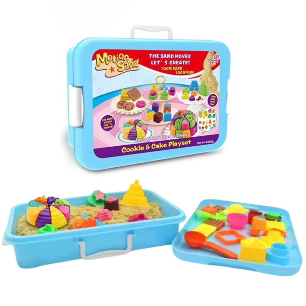 Кинетический песок для детей Торт и печенье масса для лепки с формами (MS-12T) Кинетический песок для детей Торт и печенье масса для лепки с формами (MS-12T)