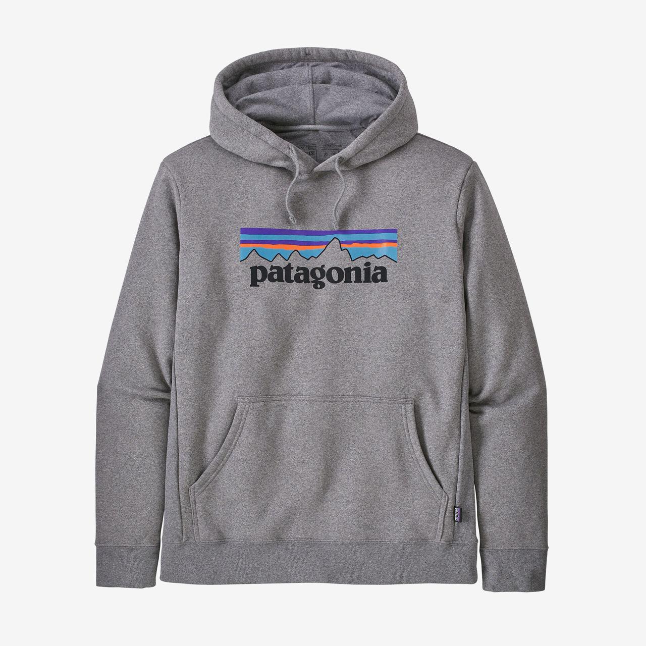 Худые мужские Patagonia P-6 Logo Uprisal Hoody Gravel Heather М (GLH39622-М)