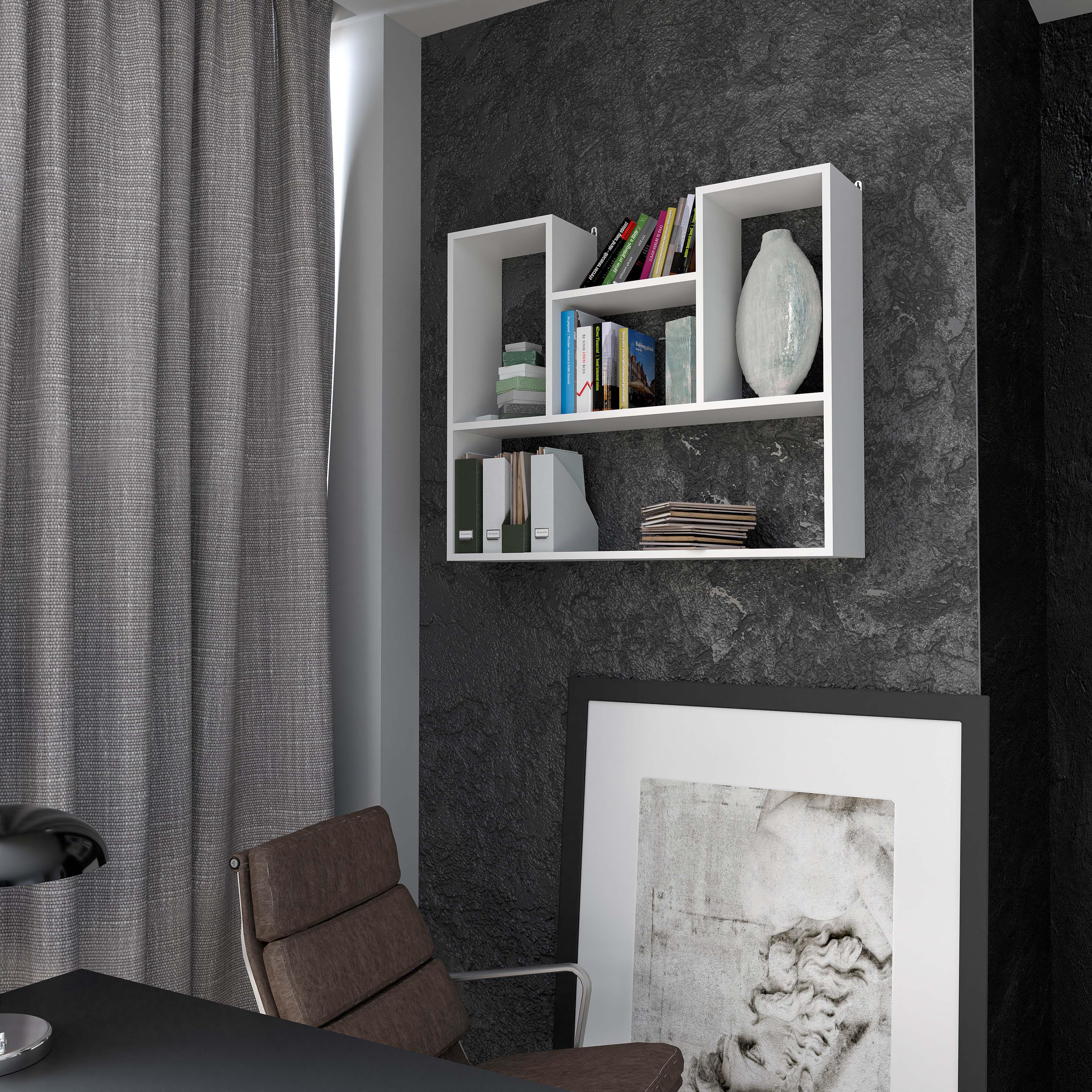 Полочка навесная Т12 90х75х20 см Белый (Т12)