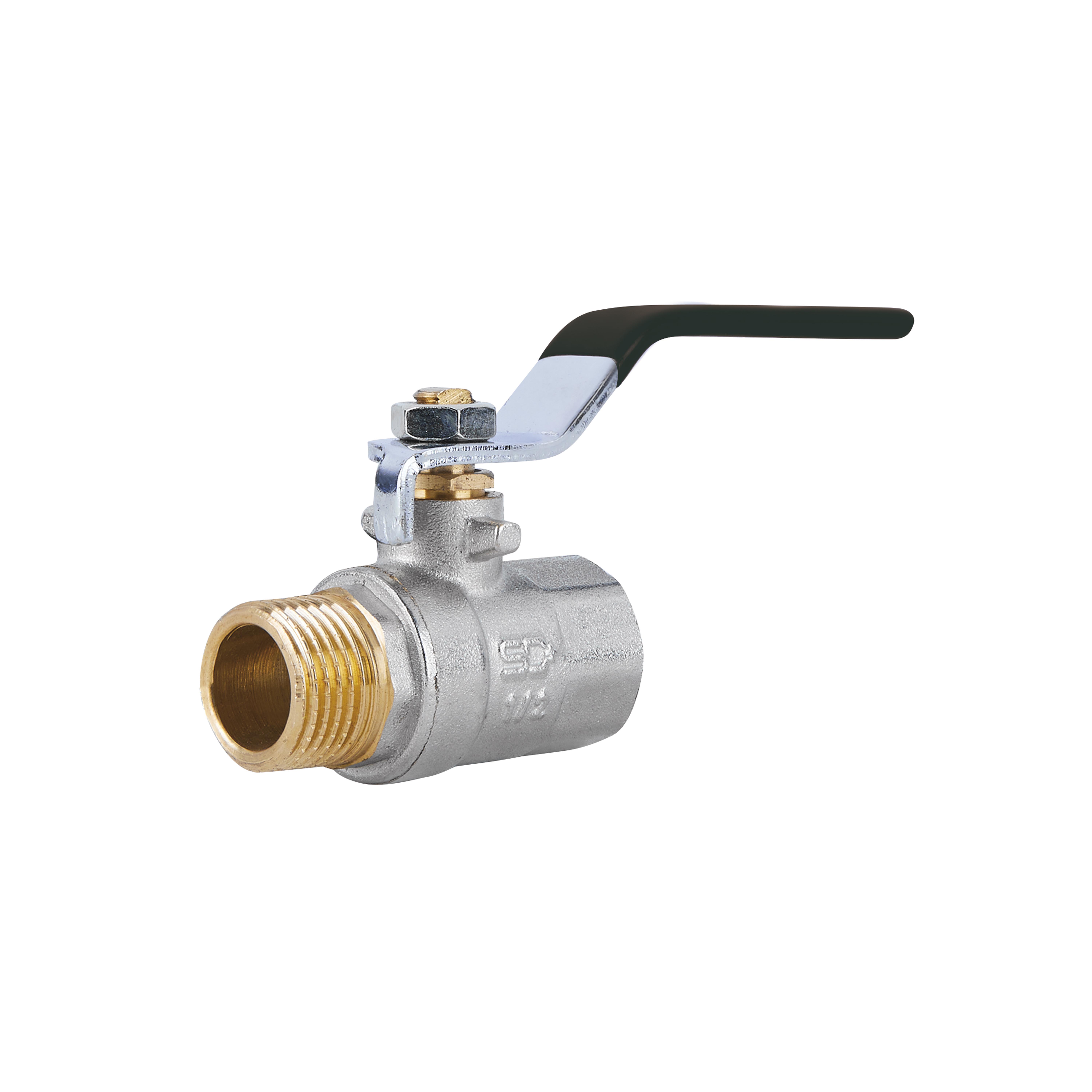 Кран шаровой SD Plus 1/2" ВН рычаг для воды (SD605W15)
