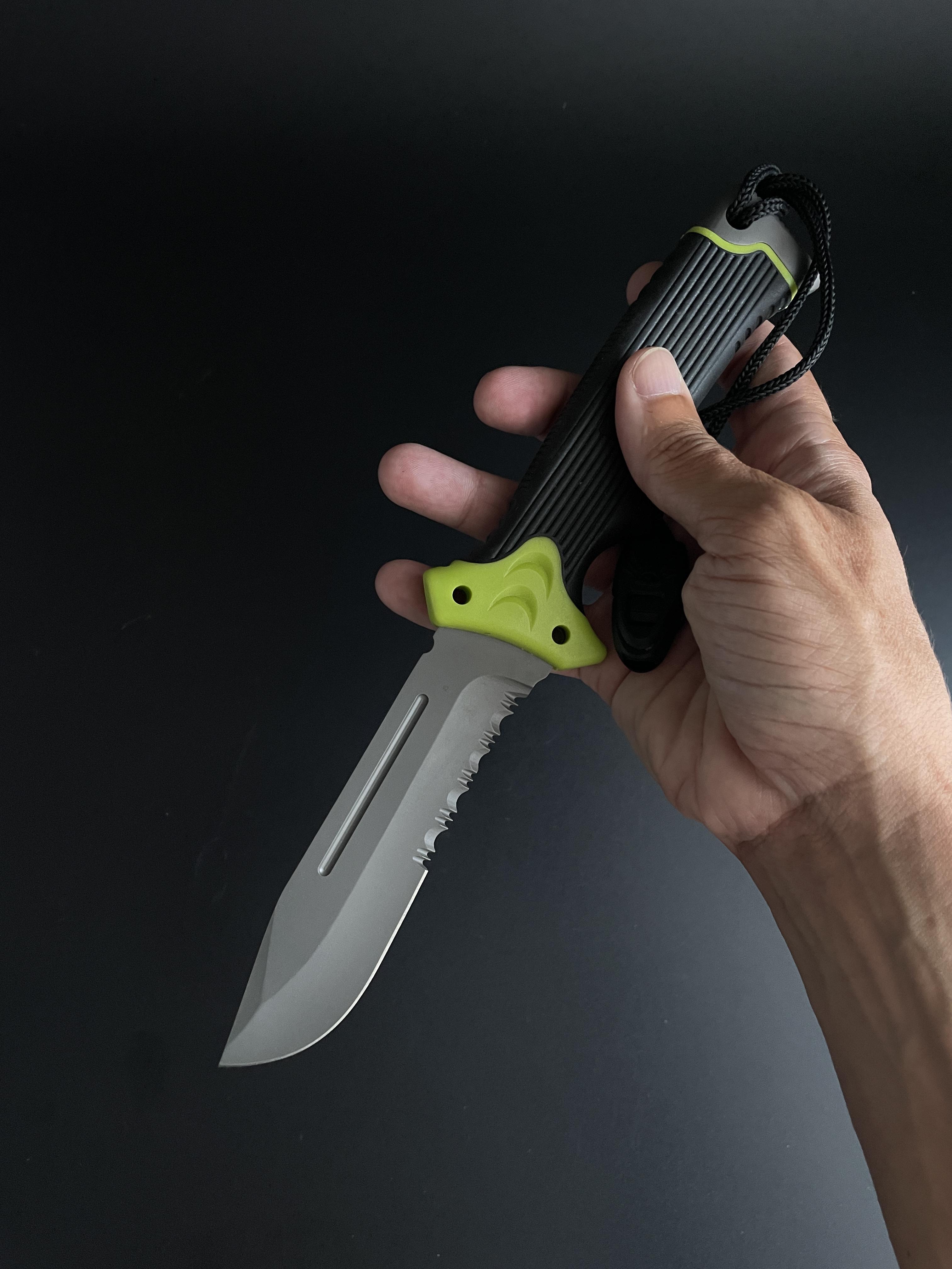 Туристический нож для выживания 2-1253 нержавеющая сталь (KN1060) - фото 6