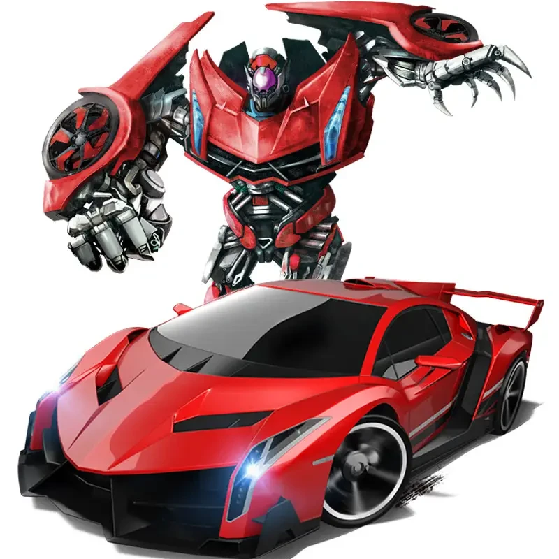 Машинка трансформер UKC Deformation на радиоуправлении 22 см Красный (25092021_166) - фото 2