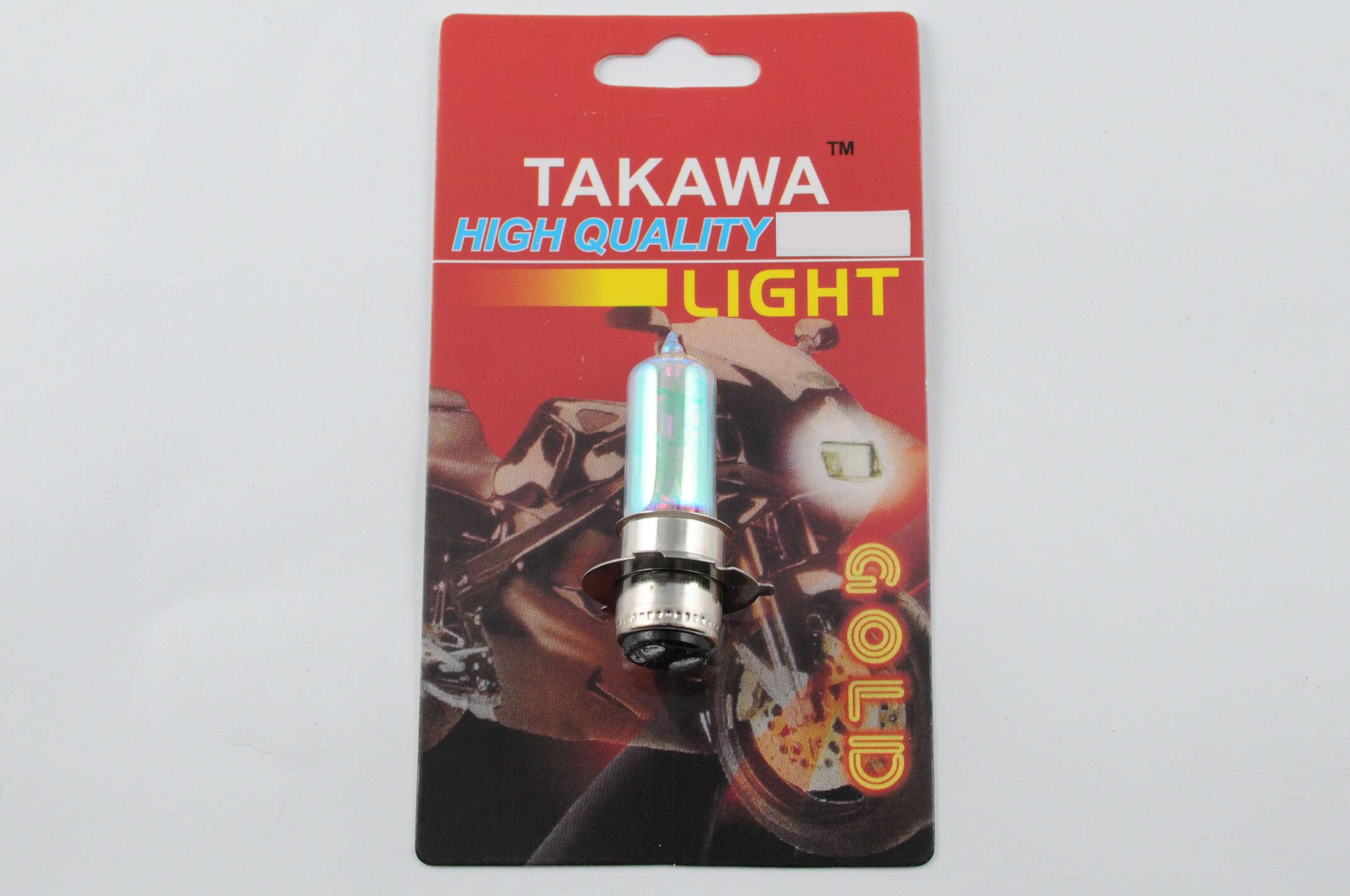 Лампа TAKAWA P15D-25-3 3PIN 12V 50W/50W Радужный (P-706)
