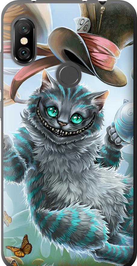 Чохол на Xiaomi Redmi Note 6 Pro Чеширський Кіт 2 (3993u-1551-42517)