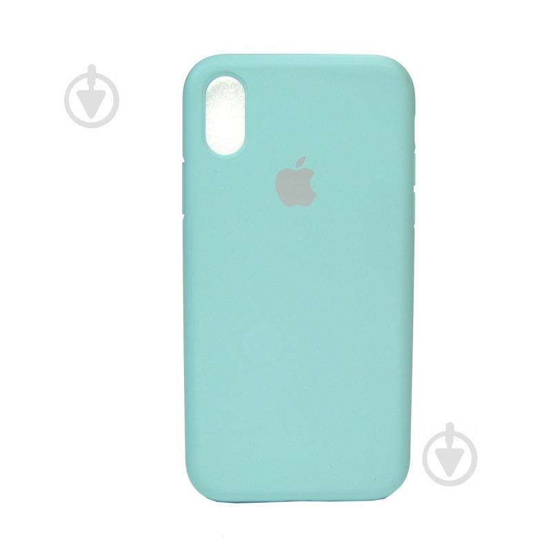 Чехол Full Cover для Apple iPhone X/XS Бирюзовый