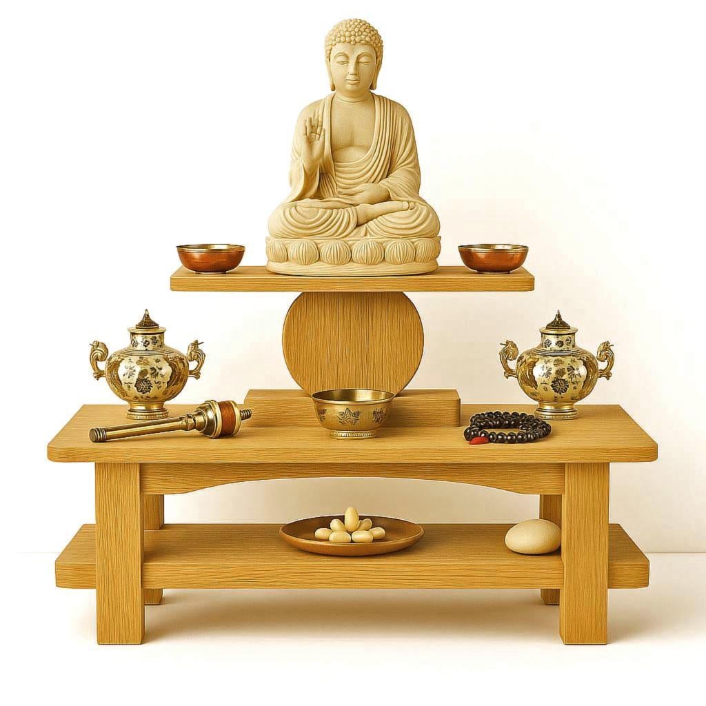 Алтарь для медитации из дерева Джатара Карри (ЛАТ-006503)