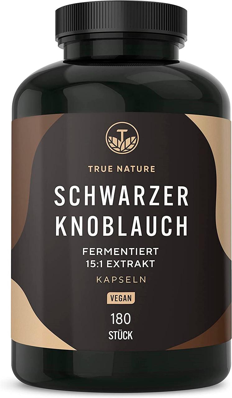 Витамины для иммунитета True Nature Экстракт черного чеснока 600мг 180 капс. (50092856)