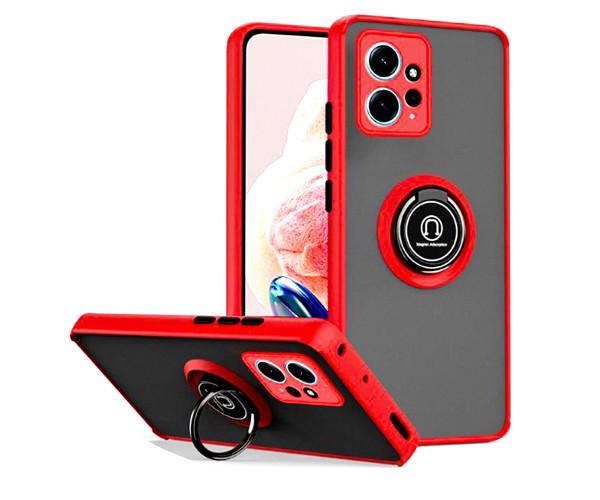 Чехол-накладка TPU Color Matte Ring для Xiaomi Redmi Note 12 4G Красный Чехол-накладка TPU Color Matte Ring для Xiaomi Redmi Note 12 4G Красный