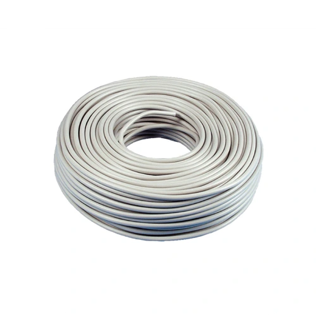 Кабель сигнальний без екрану Vector Allarm біметал 8x0,22 100 м White (28746173)