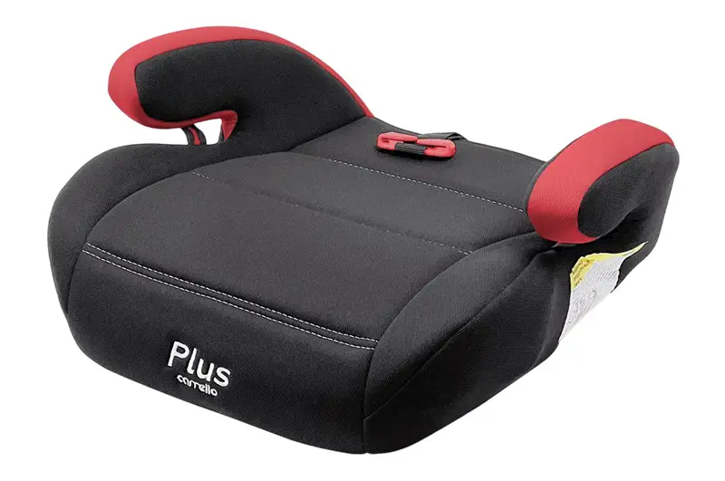 Автокрісло-бустер CARRELLO Plus CRL-16007 та направляючий ремінь Raven Red