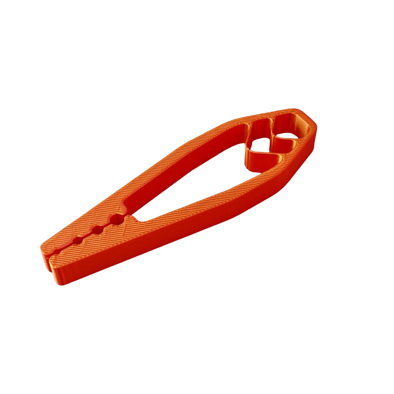 Держатель для точного удержания гвоздя во время забивания в дерево ручка пластик 10,2x3 см Оранжевый (R9653)