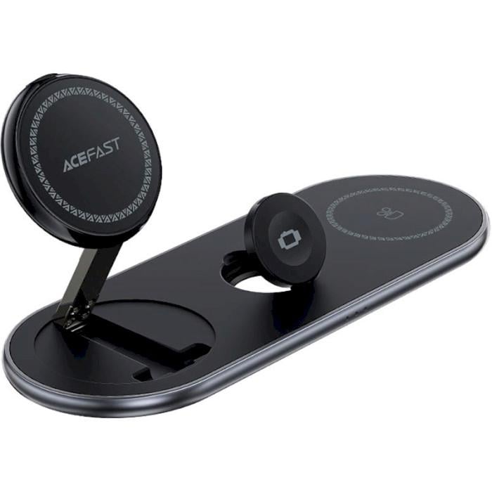 Зарядное устройство Acefast E19 Qi2 Wireless QI 15W USB-C Black (6974316283096) Зарядное устройство Acefast E19 Qi2 Wireless QI 15W USB-C Black (6974316283096)