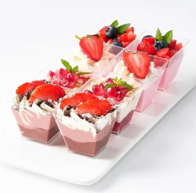 Стакан пластиковий для десертів з кришкою Великий 10 шт. (2815976763) - фото 4 Стакан пластиковий для десертів з кришкою Великий 10 шт. (2815976763) - фото 4