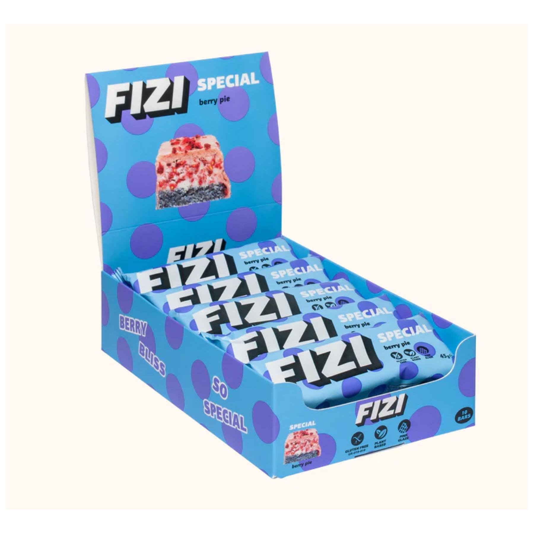 Спортивний батончик Fizi Box 10x45 г Berry Pie (2023-10-3495)