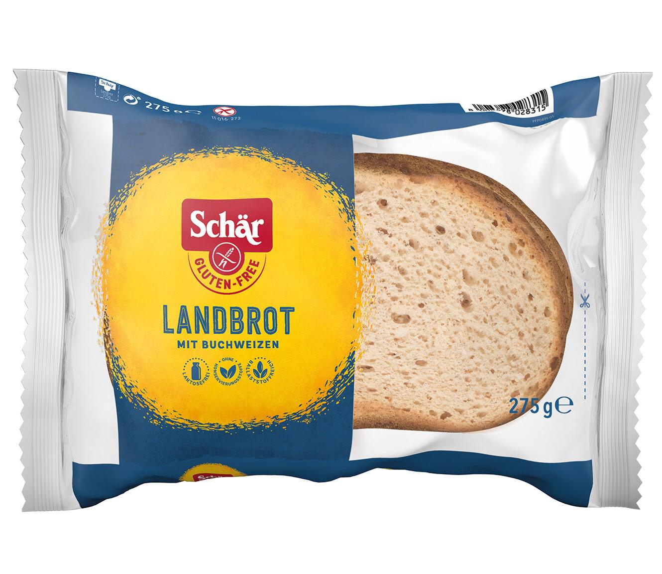 Хлеб без глютена деревенский на закваске Dr. Schar Landbrot 275 г (8008698028315)