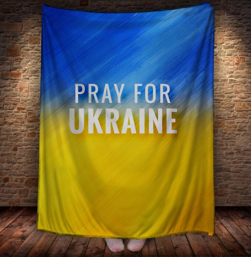 Плед с 3D принтом Украина 150х200 см (epi_1790)