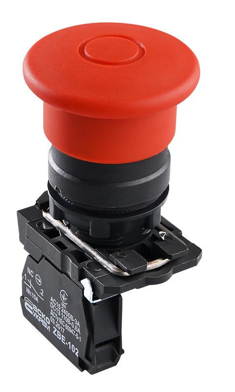 Кнопка грибок АСКО-УКРЕМ с фиксацией 1НЗ тяни-толкай TB5-AT42 (A0140010164) Кнопка грибок АСКО-УКРЕМ с фиксацией 1НЗ тяни-толкай TB5-AT42 (A0140010164)