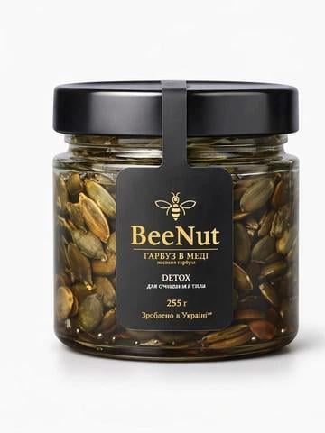 Насіння гарбуза в меді BeeNut 255 г Насіння гарбуза в меді BeeNut 255 г