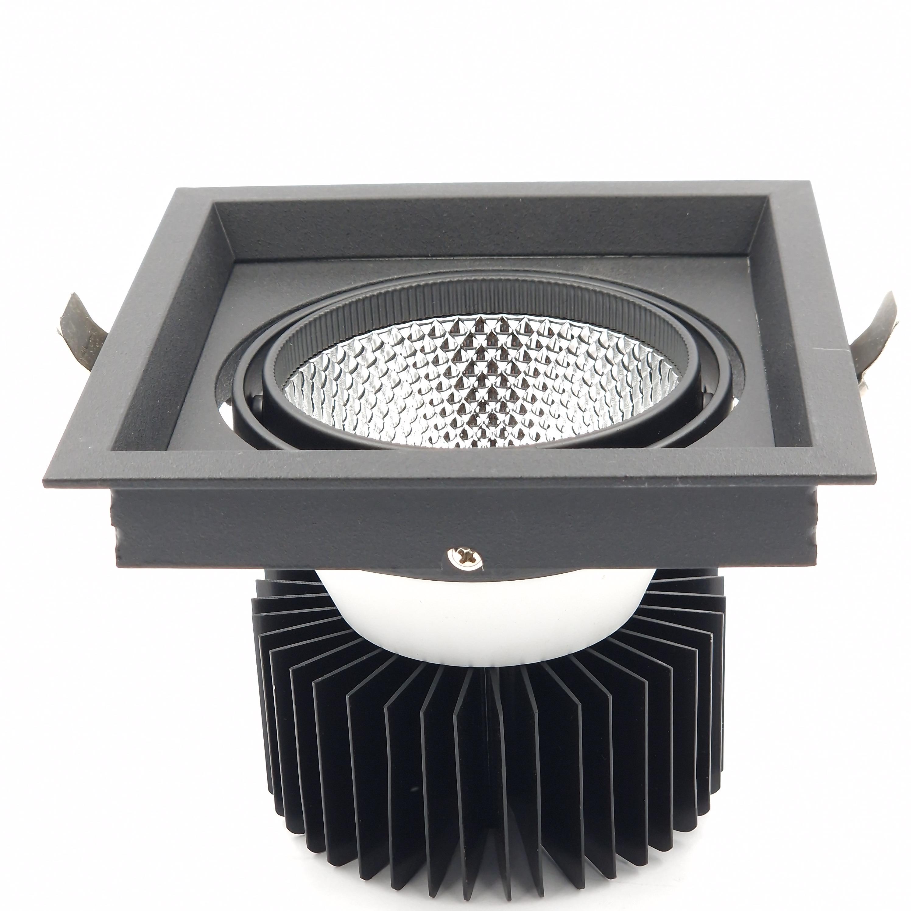 Светильник точечный врезной Light Club 30 Вт 4000 К Черный (LC-14-1-30-4-BK) - фото 6