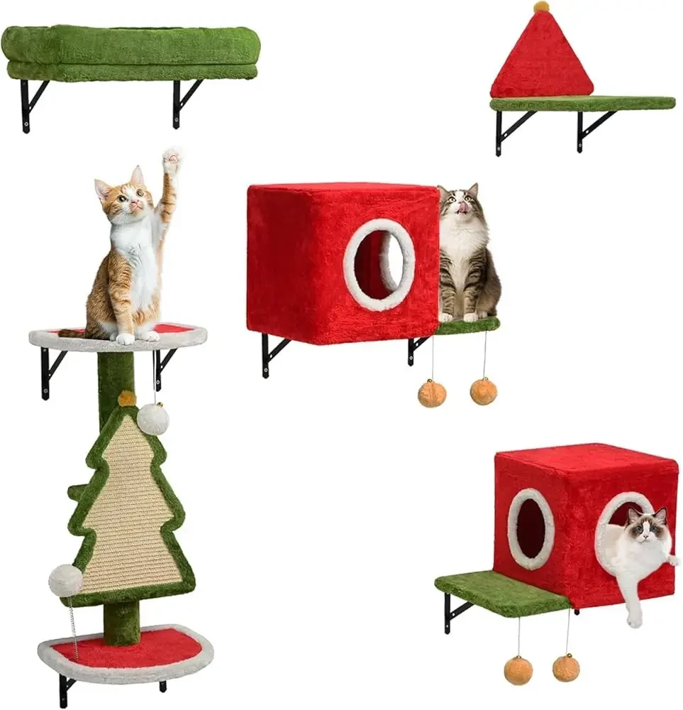 Комплекс игровой для кошек настенный BYBYME B-CATT-07 5 элементов (CatT)