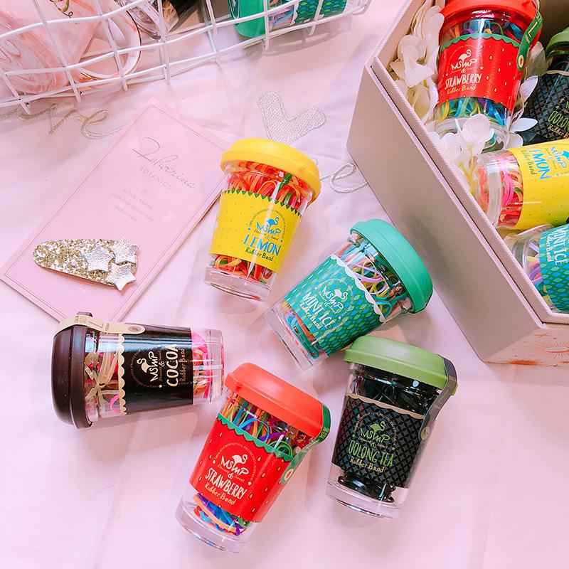 Набір резинок для волосся Strawberry 11692 130 шт. 35 мм (4570360) - фото 5