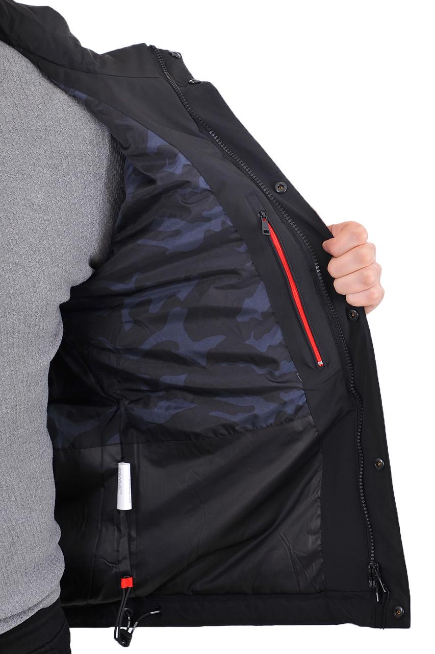Куртка демісезонна чоловіча Talifeck 22-50679 Чорний (22-50679_43_50) - фото 5